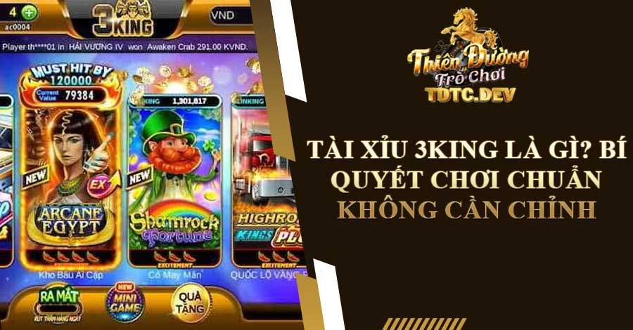 Tài Xỉu 3king Là Gì? Bí Quyết Chơi Chuẩn Không Cần Chỉnh 7 Tài xỉu 3king là gì? Bí quyết chơi chuẩn không cần chỉnh