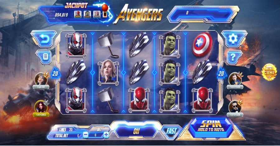 Tổng Hợp Các Tựa Game Quay Hũ Trực Tuyến Hot Tại TDTC 11 game quay hũ trực tuyến avengers